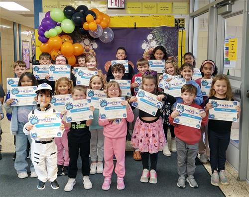 Outstanding October Paw Pride Students 